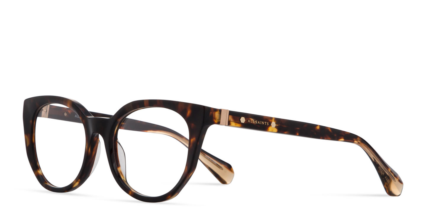 Shop ALL SAINTS Bella Cat-Eye Eyeglasses in Dark Tortoise online.
