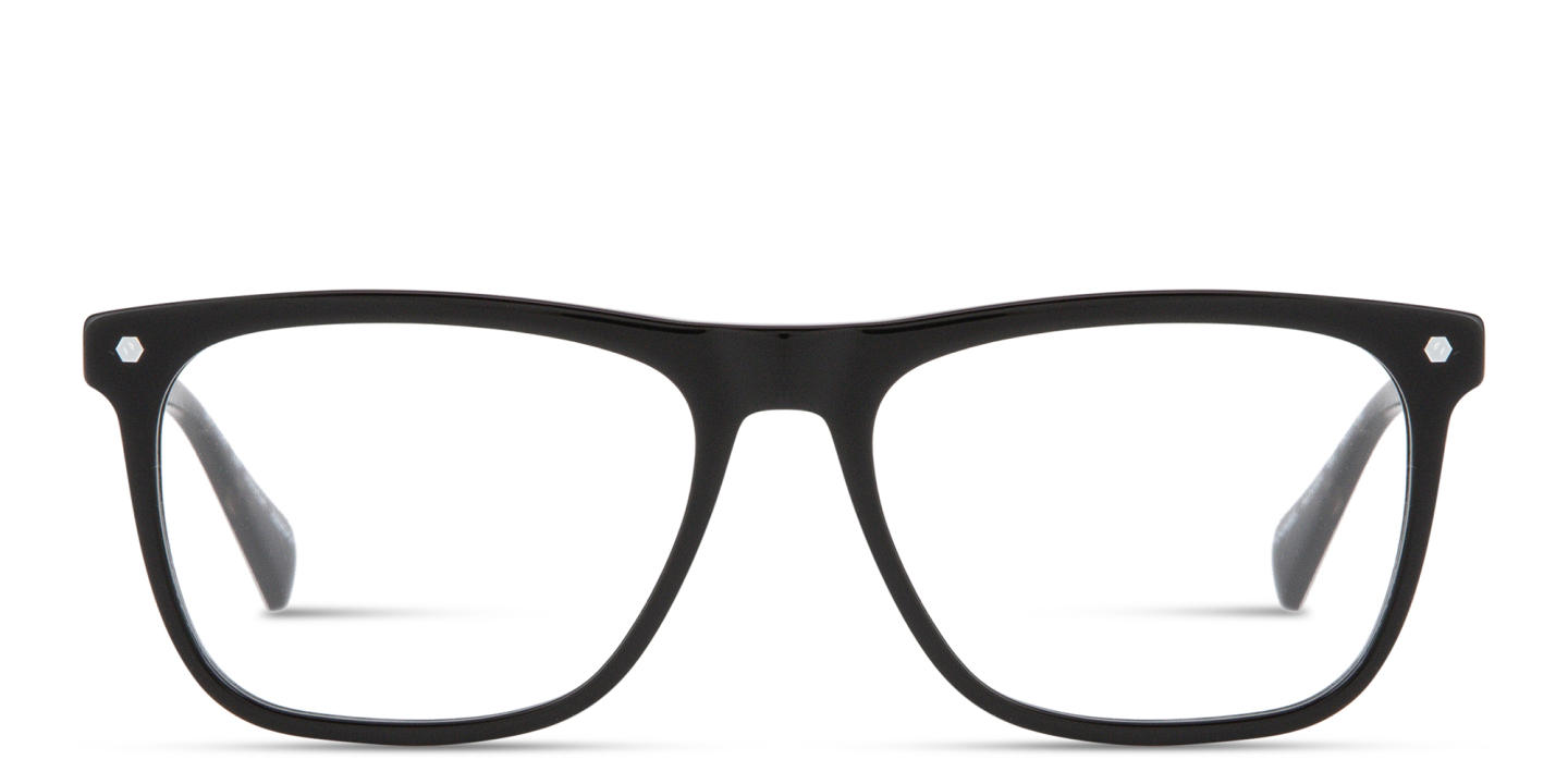 Shop ALL SAINTS Anders Wide Rectangle Eyeglasses in Black online.
