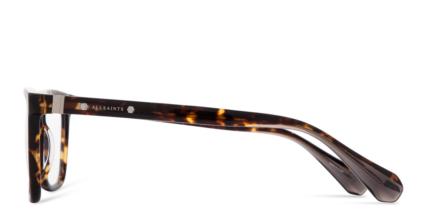 ALL SAINTS Anders Wide Rectangle Eyeglasses in Dark Tortoise – Product Photo 3