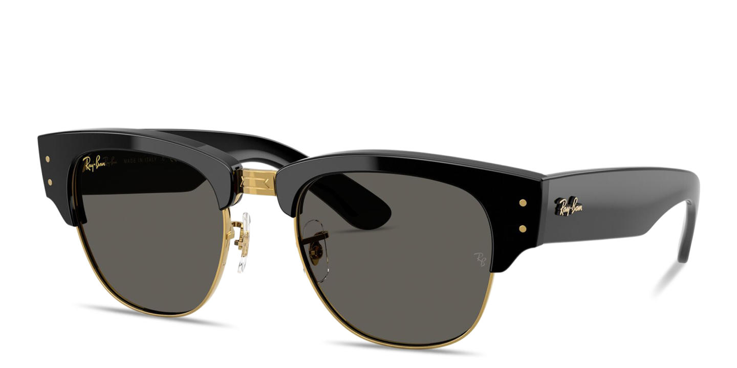 Ray-Ban Mega Clubmaster Blacked Out Collection Unisex Square Sunglasses in Black – Product Photo 1