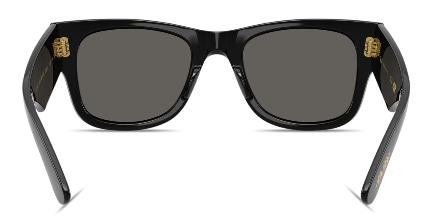 Shop Ray-Ban Mega Wayfarer Blacked Out Collection Unisex Square Sunglasses in Black online.