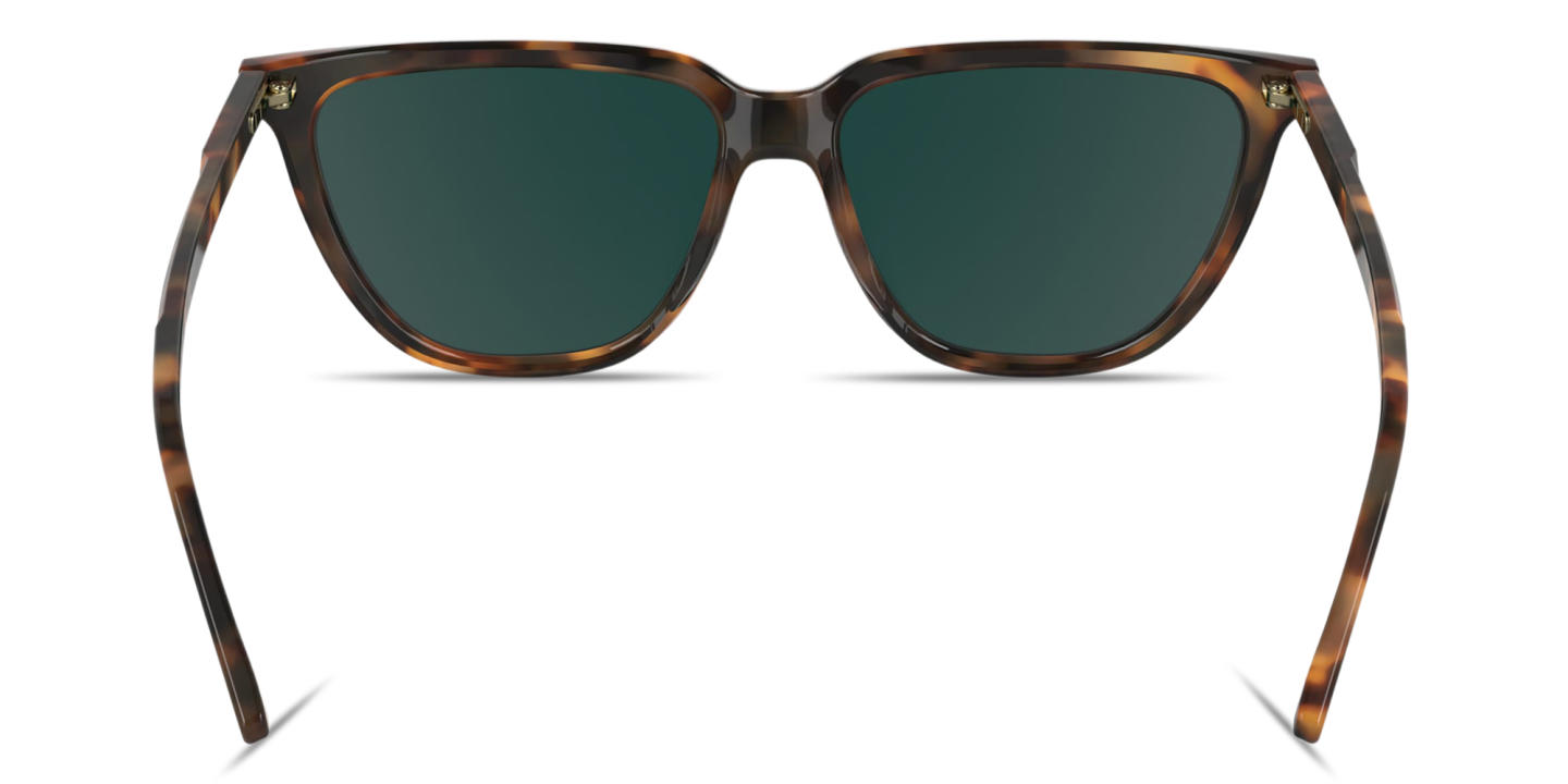 Calvin Klein Logo Signature Cat-Eye Sunglasses in Havana – Product Photo 3