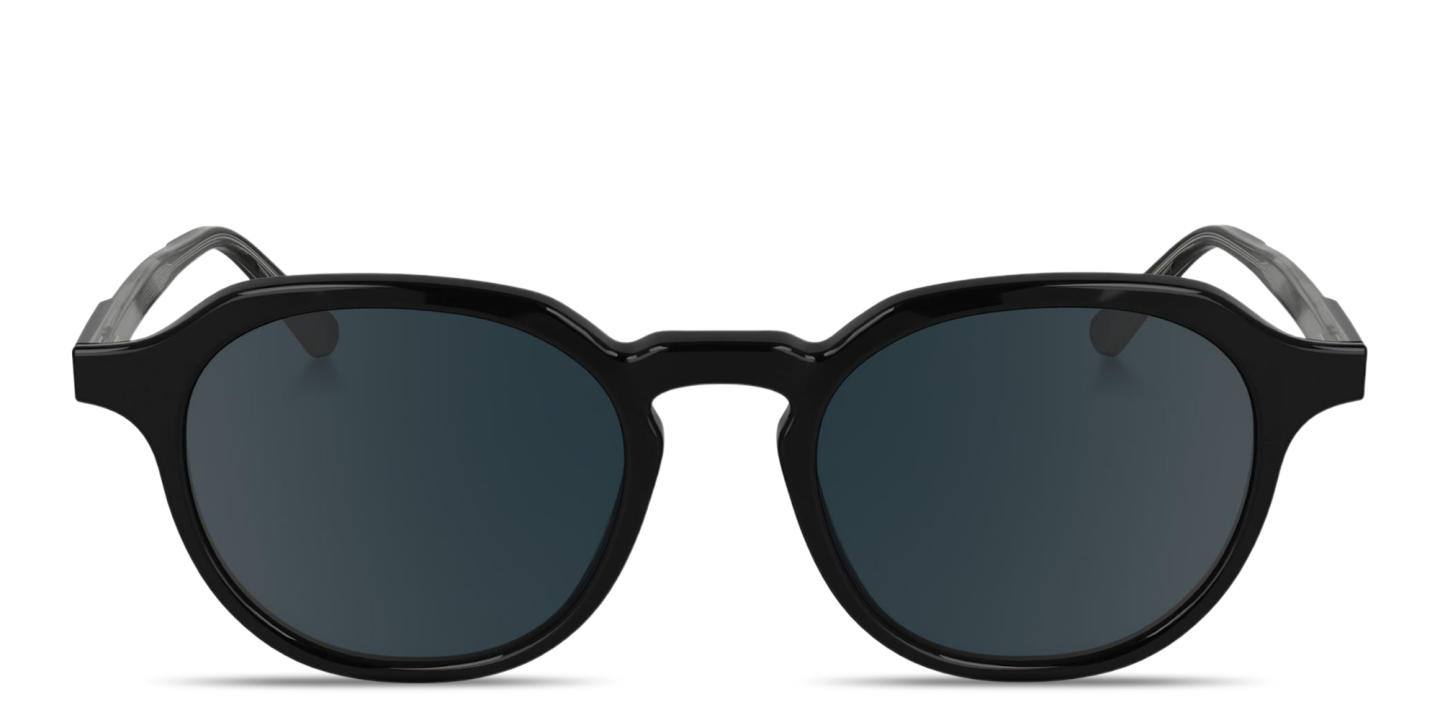 Shop Calvin Klein Logo Signature Unisex Panthos Sunglasses in Black online.