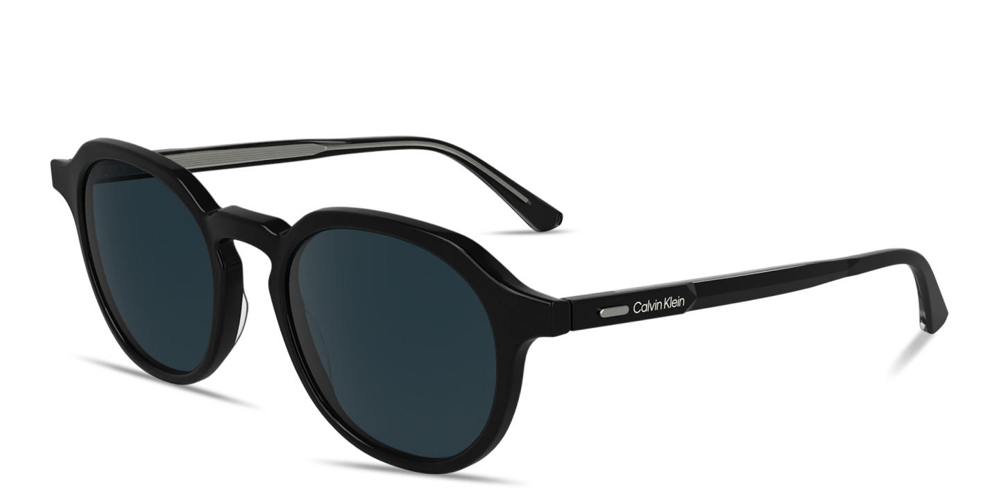 Calvin Klein Logo Signature Unisex Panthos Sunglasses in Black – Product Photo 1