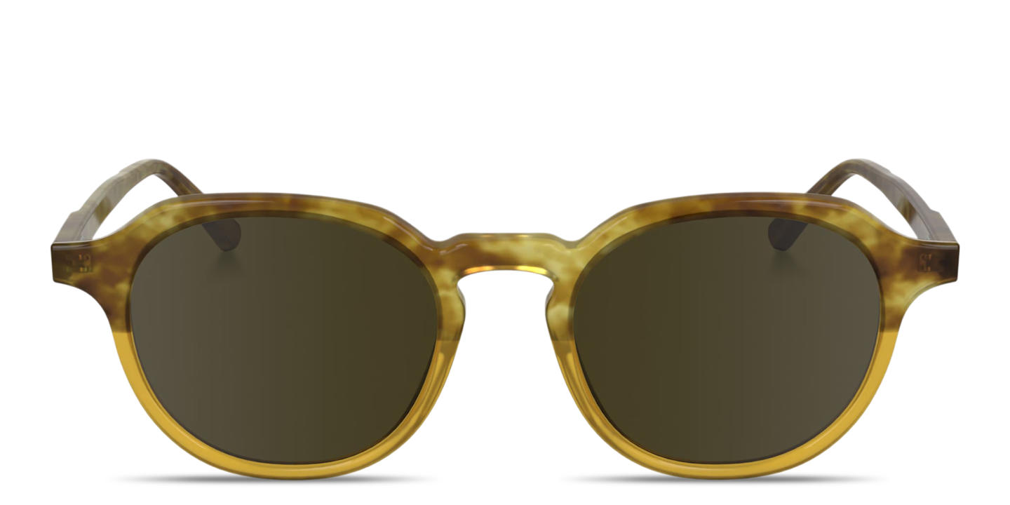 Shop Calvin Klein Logo Signature Unisex Panthos Sunglasses in Light Brown online.