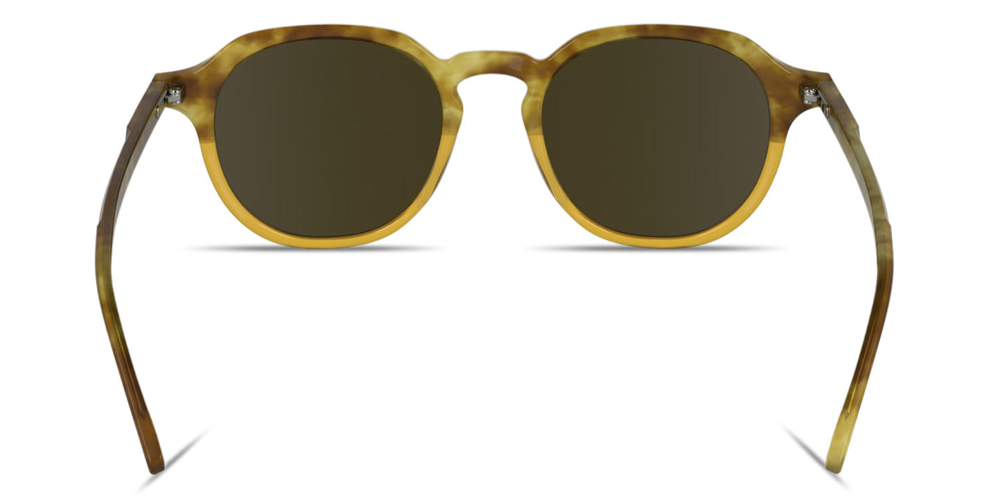 Shop Calvin Klein Logo Signature Unisex Panthos Sunglasses in Light Brown online.