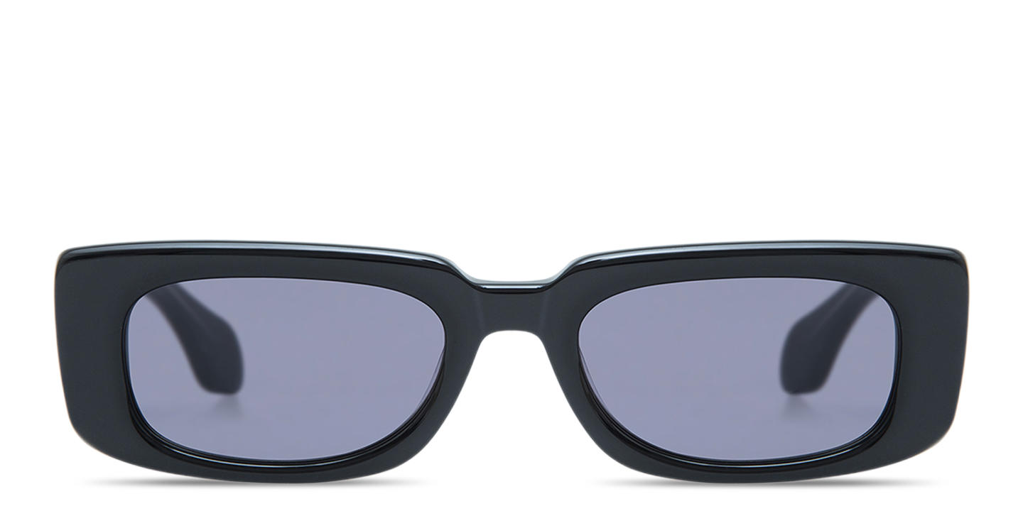 Shop GIGI STUDIOS Thrive 017 Rectangle Sunglasses in Black online.