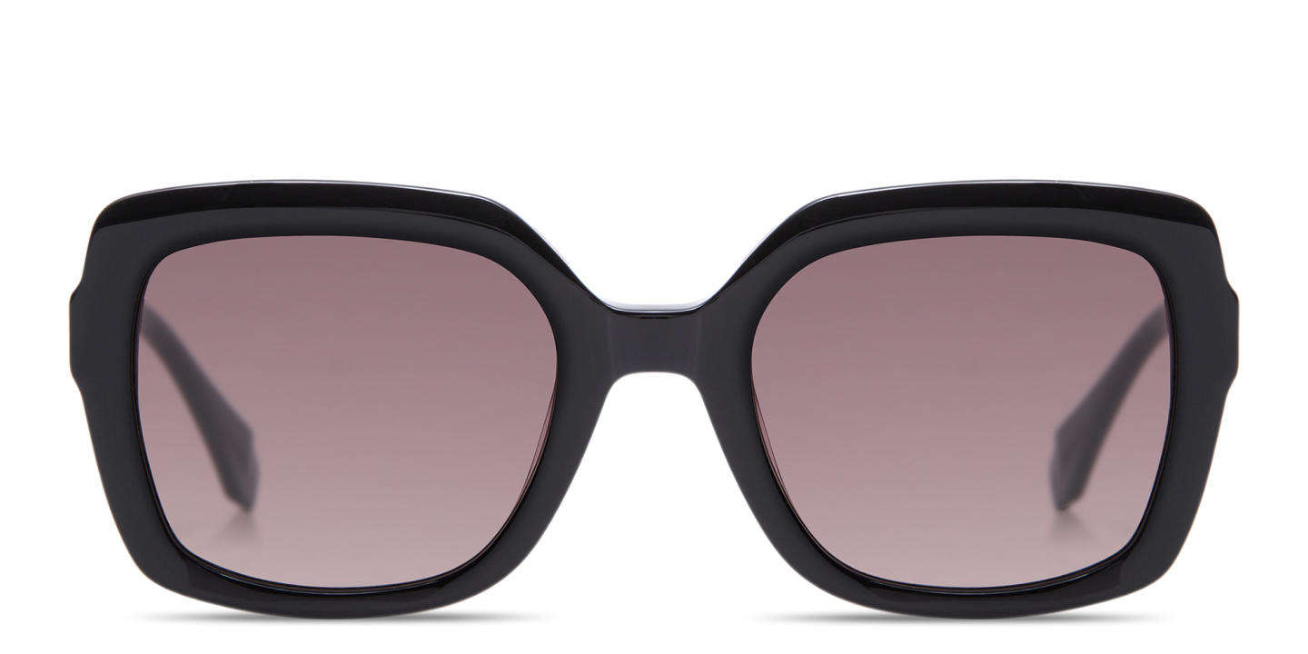 Shop GIGI STUDIOS Genesis Square Sunglasses in Black online.