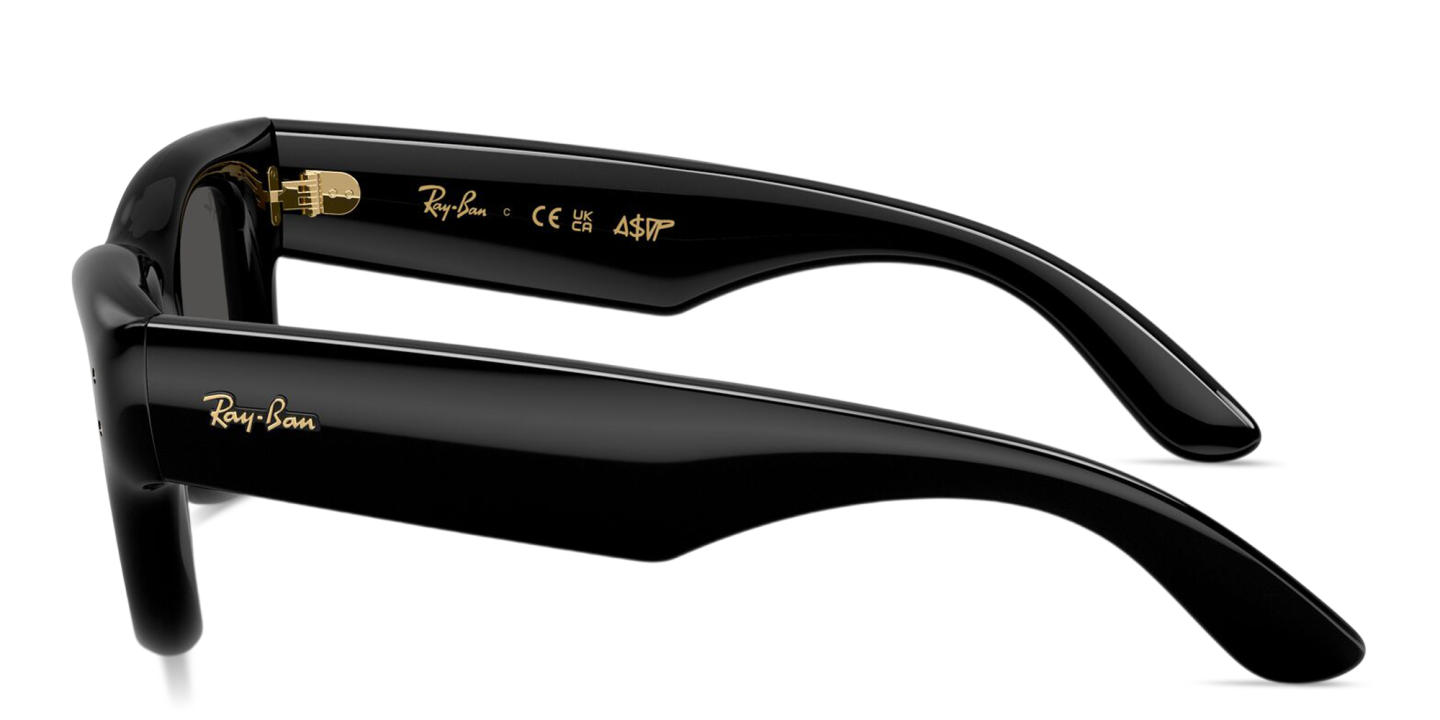 Ray-Ban Wayfarer Puffer Unisex Square Sunglasses in Black – Product Photo 3