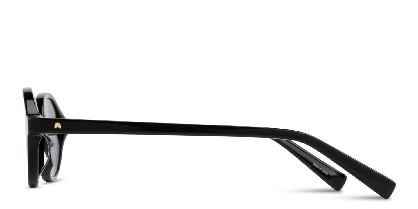 Shop TRICE Logo Oval Sunglasses in Black online.