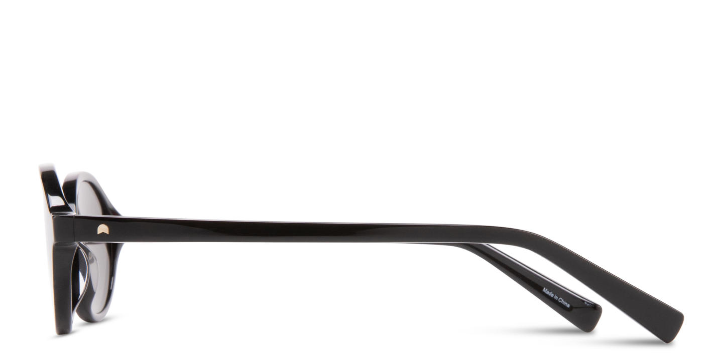 Shop TRICE Logo Oval Sunglasses in Black online.