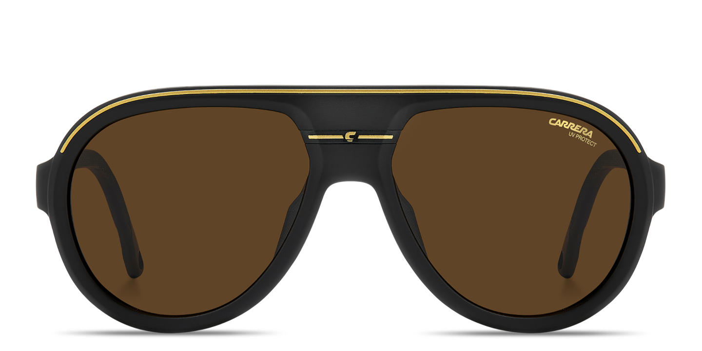 Shop Carrera C Sport Pilot Sunglasses in Black online.