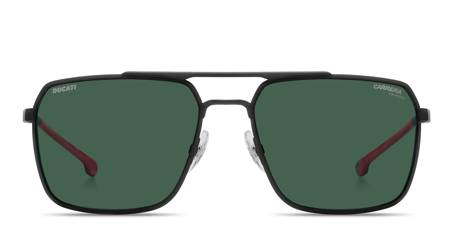 Shop Carrera Carduc Rectangle Sunglasses in Black online.