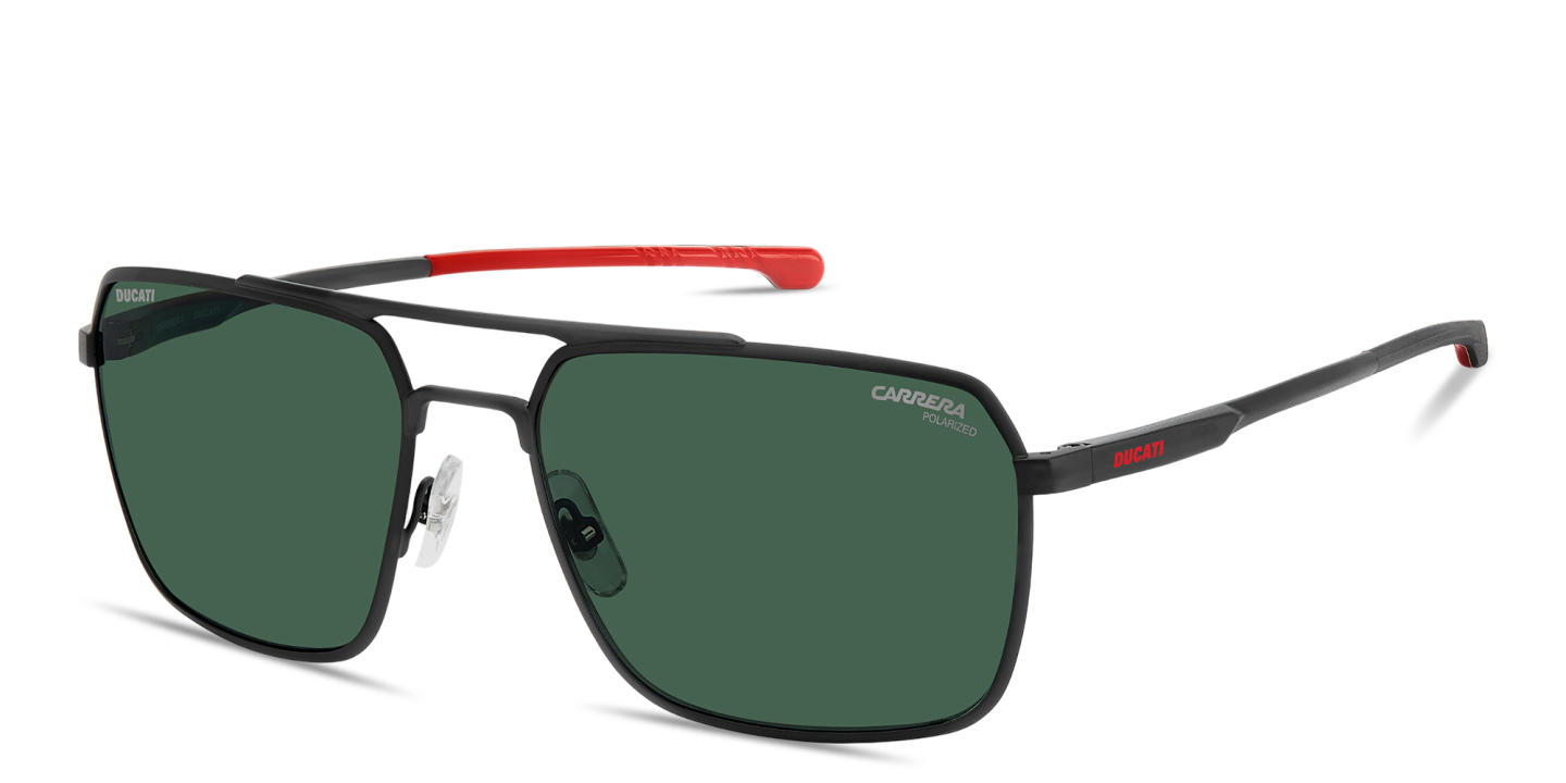 Shop Carrera Carduc Rectangle Sunglasses in Black online.
