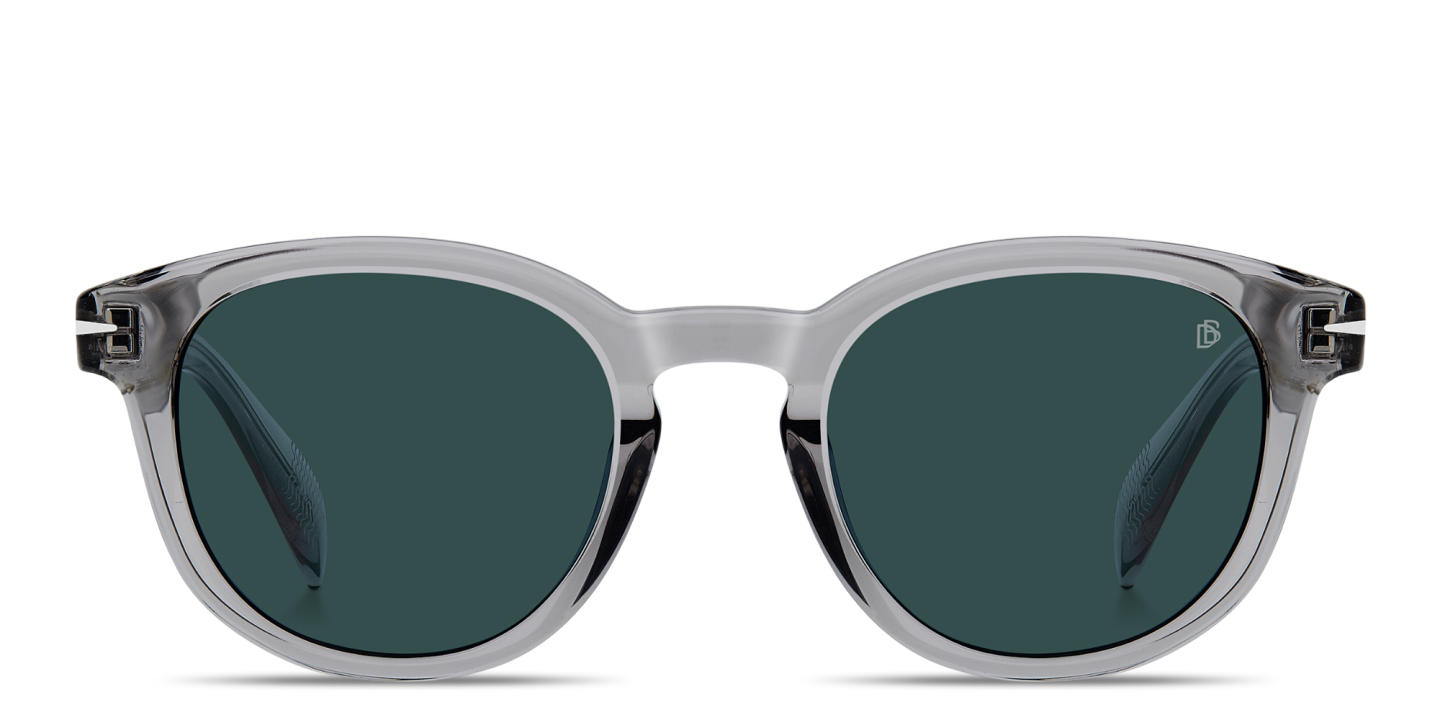 Shop DAVID BECKHAM Talisman Panthos Sunglasses in Transparent Grey online.