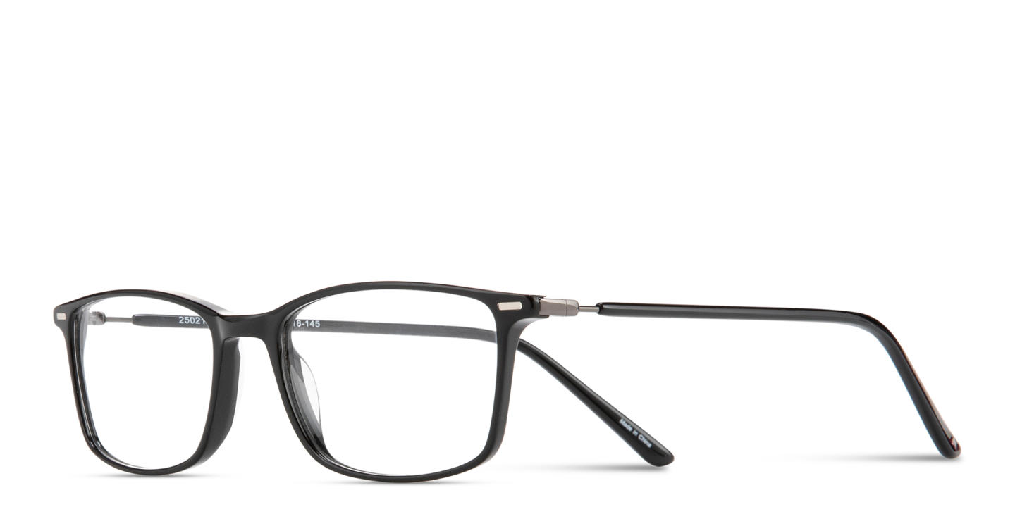 Shop TRICE Logo Rectangle Eyeglasses in Black online.