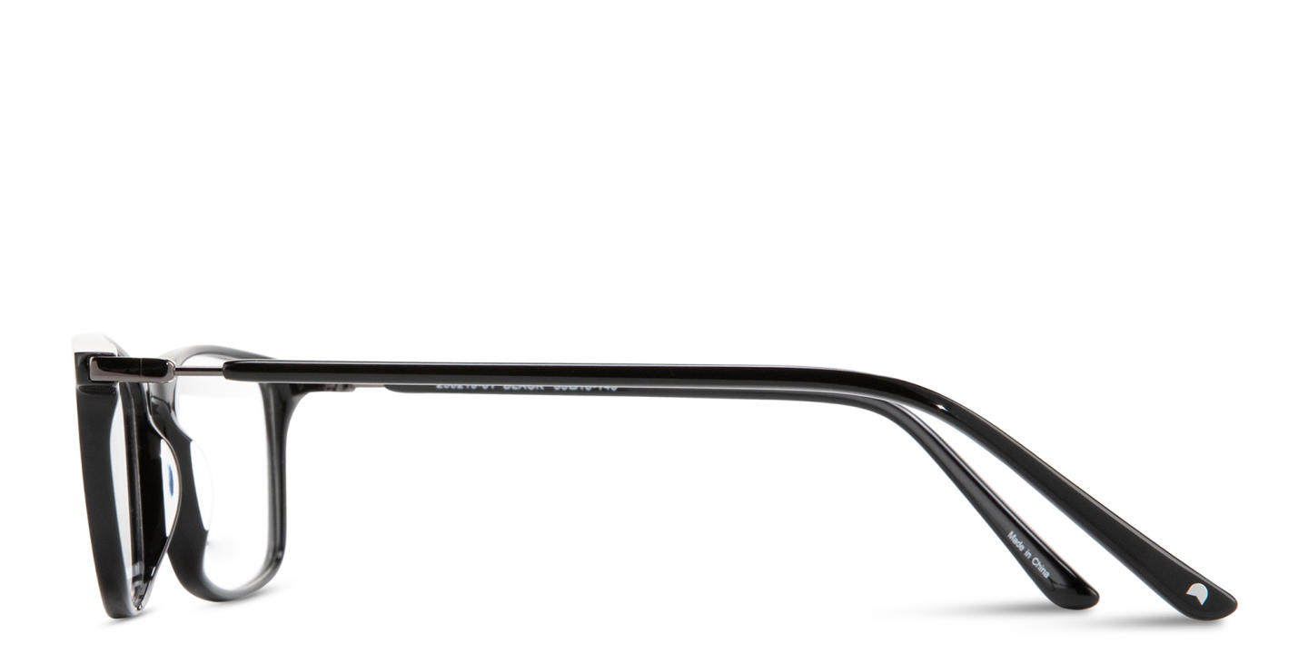 Shop TRICE Logo Rectangle Eyeglasses in Black online.