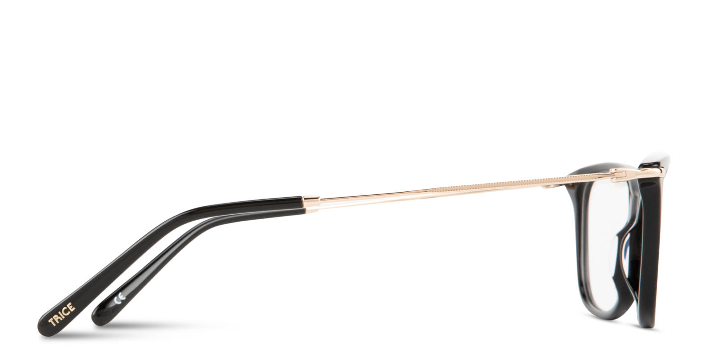 Shop TRICE Logo Cat-Eye Eyeglasses in Black online.