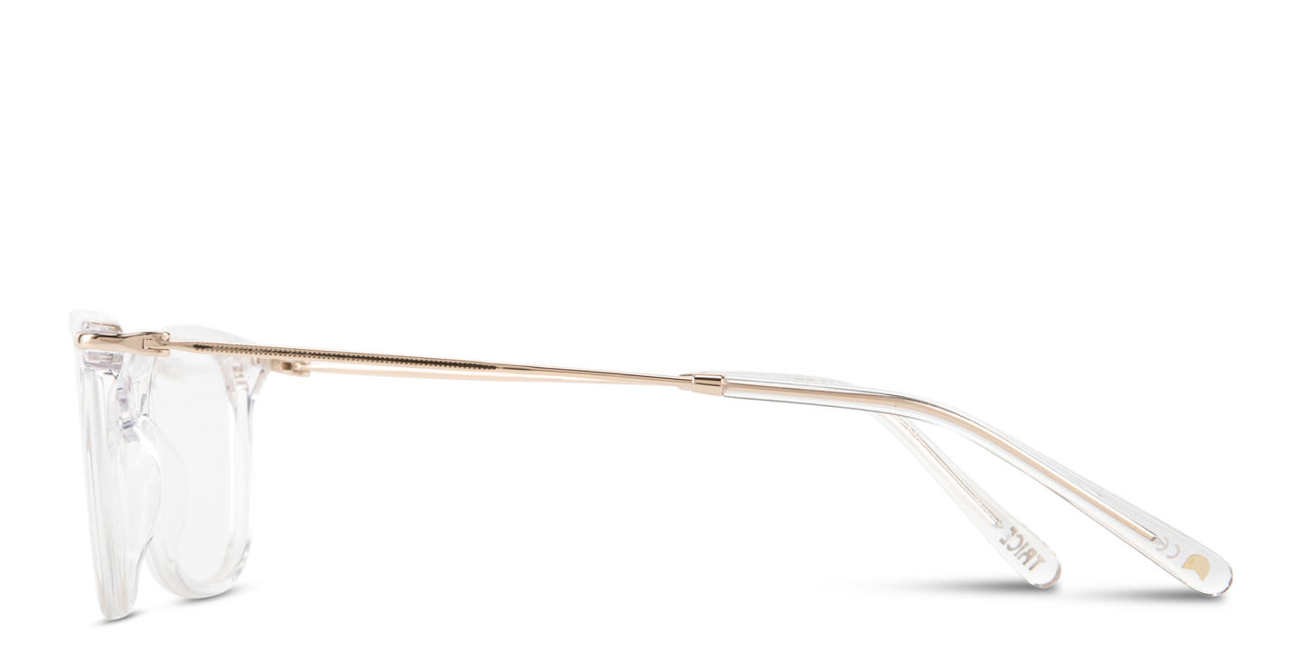 Shop TRICE Logo Cat-Eye Eyeglasses in Clear online.