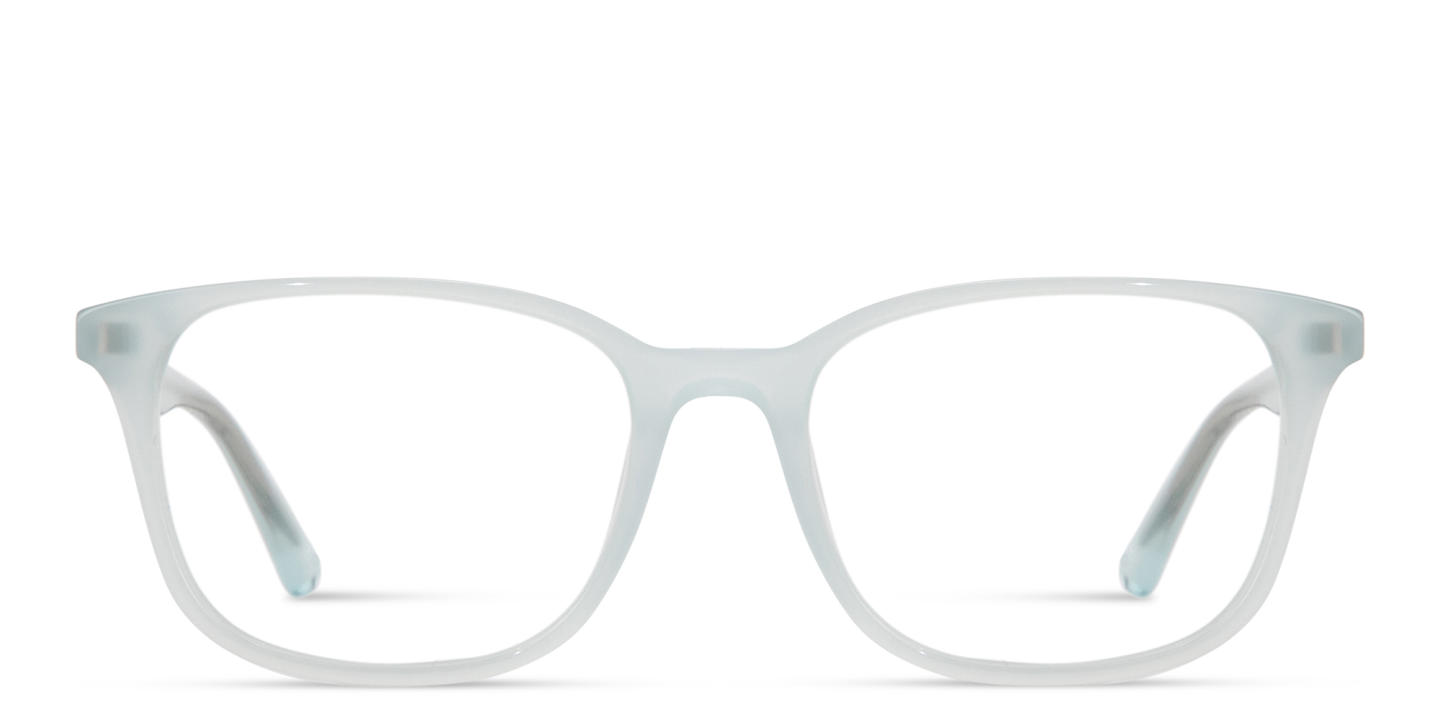 Shop TRICE Logo Kids Square Eyeglasses in Green online.