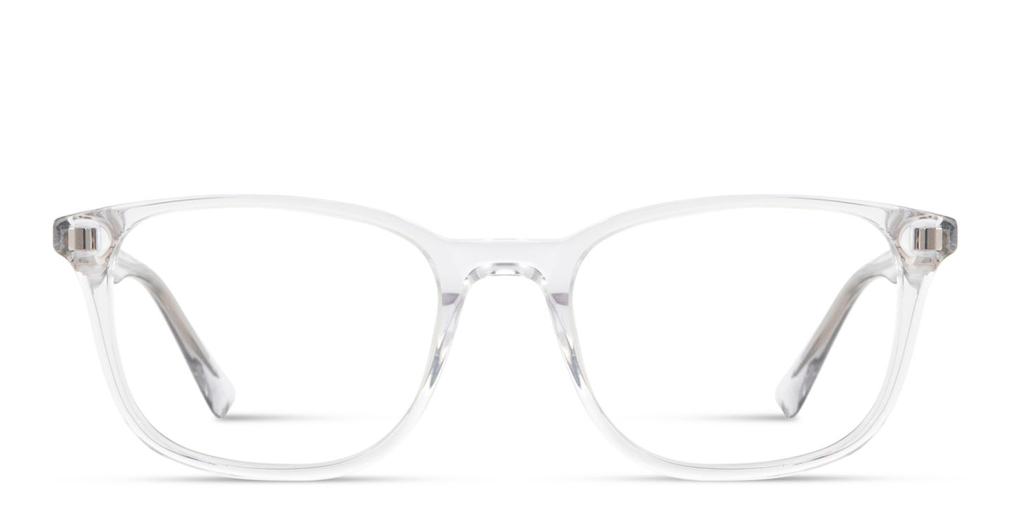 Shop TRICE Logo Kids Square Eyeglasses in Crystal online.