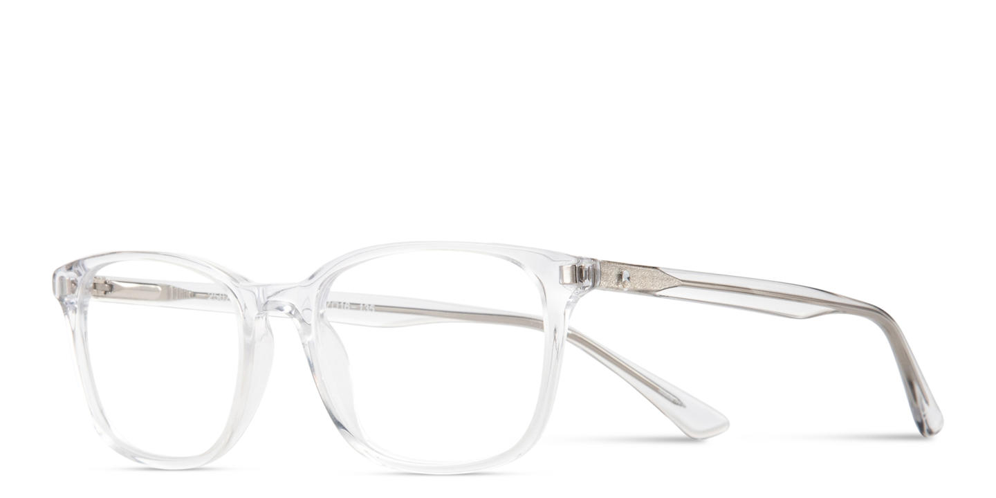 Shop TRICE Logo Kids Square Eyeglasses in Crystal online.