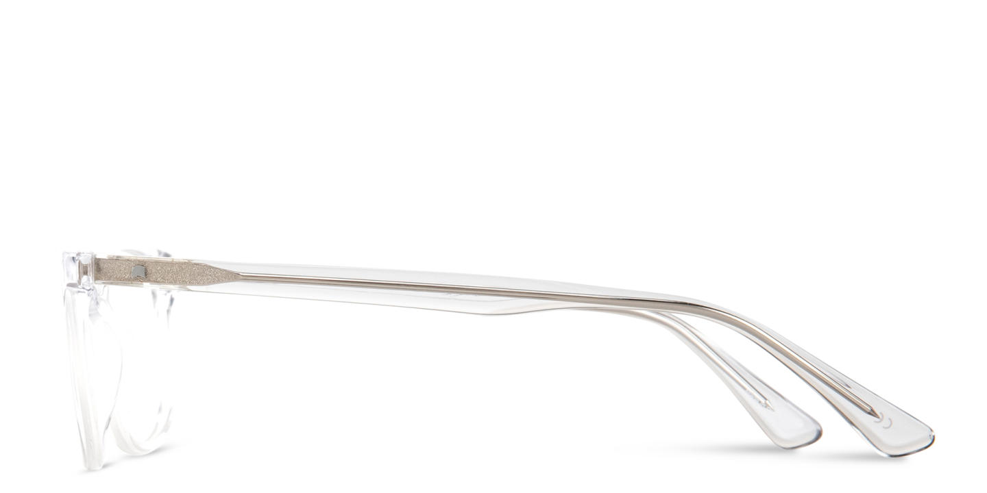 Shop TRICE Logo Kids Square Eyeglasses in Crystal online.