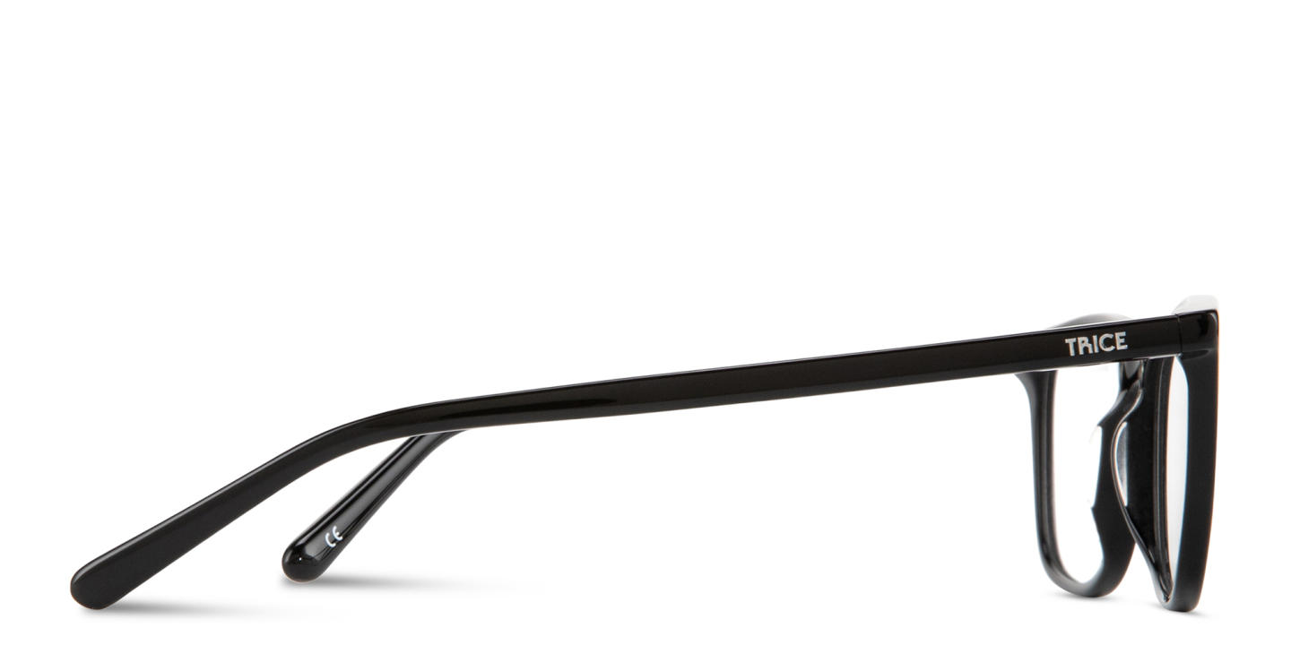 Shop TRICE Logo Kids Square Eyeglasses in Black online.