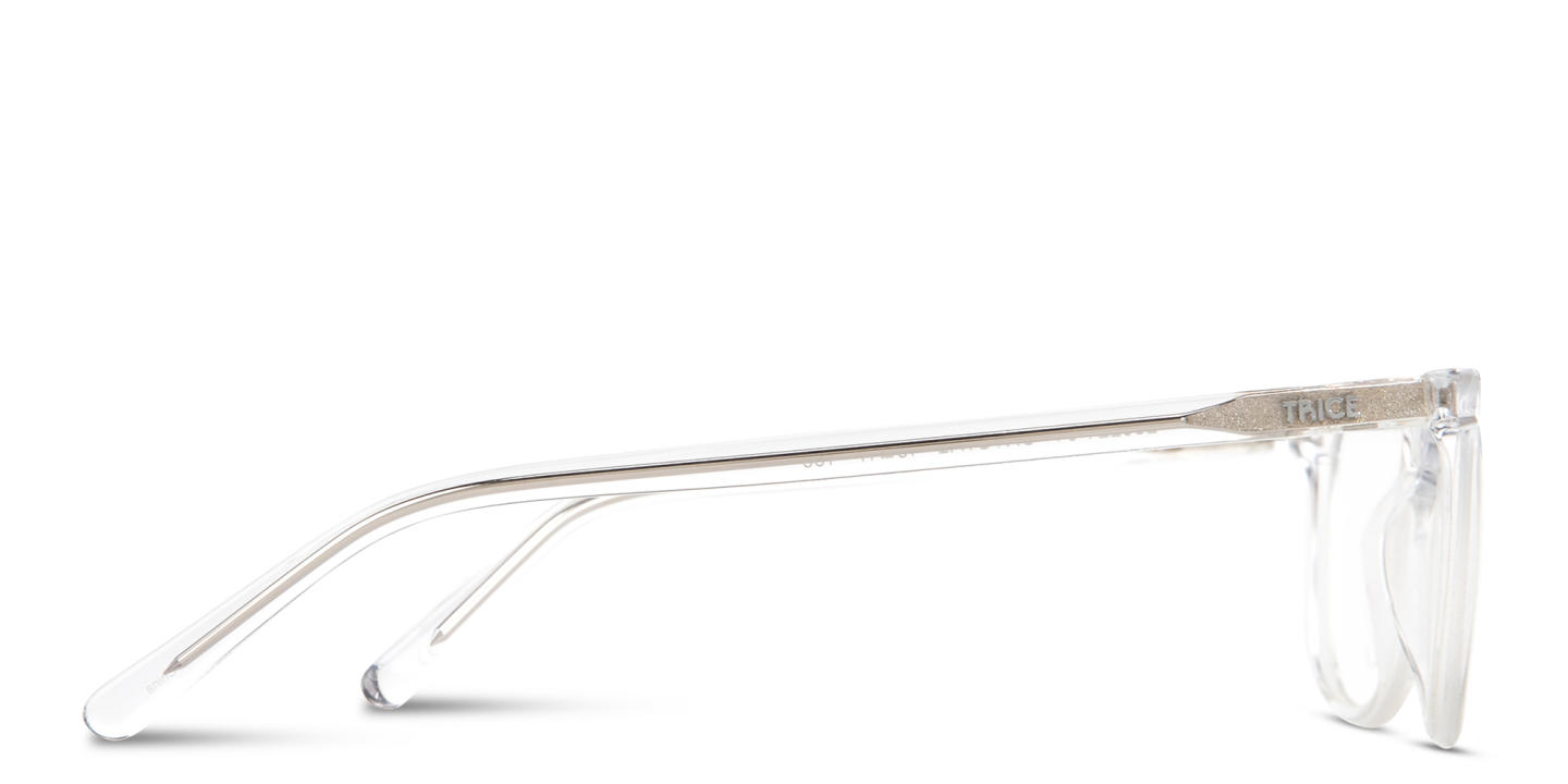 Shop TRICE Logo Kids Square Eyeglasses in Clear online.