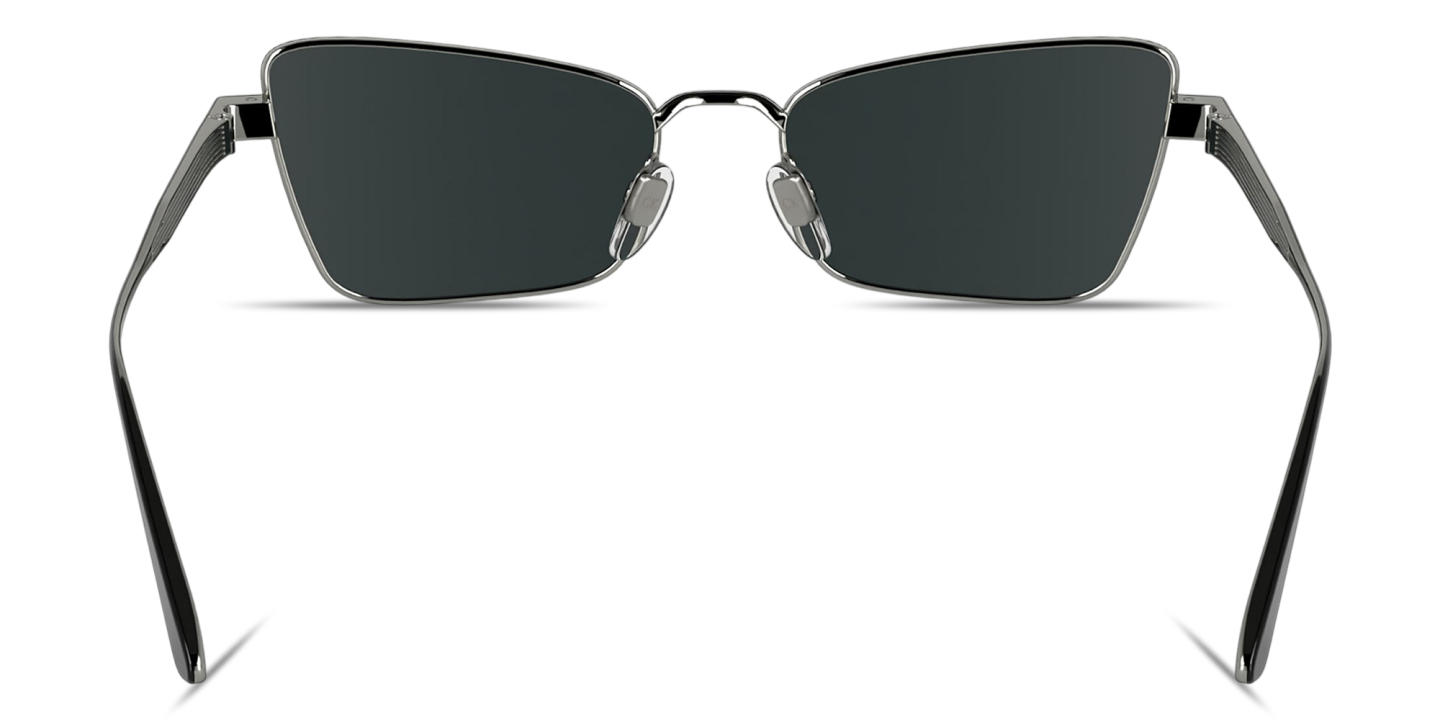 Shop Calvin Klein Logo Signature Cat-Eye Sunglasses in Black online.