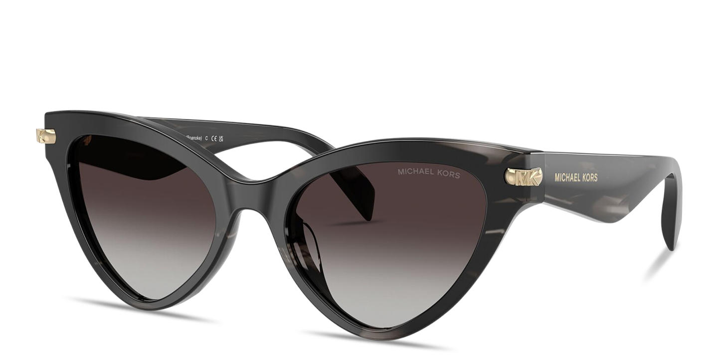 Michael Kors Roanoke Cat-Eye Sunglasses in Black Horn – Product Photo 1