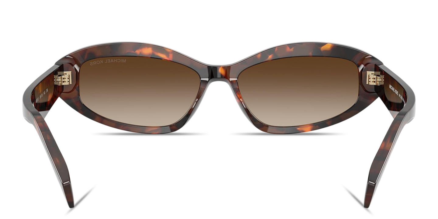 Michael Kors Wilmington Oval Sunglasses in Tortoise – Product Photo 3
