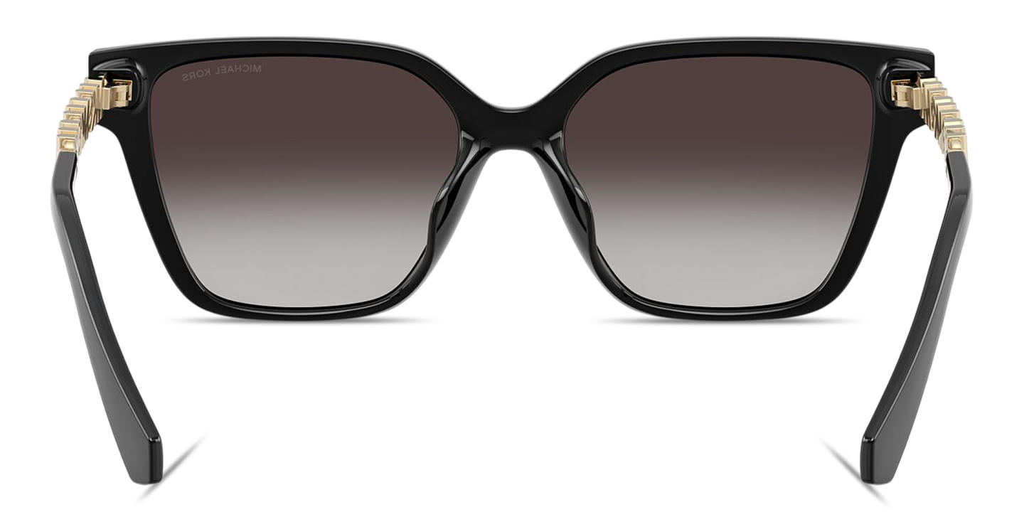 Shop Michael Kors Piedmont Square Sunglasses in Black online.