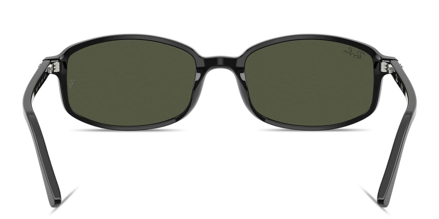 Shop Ray-Ban Sam Unisex Irregular Sunglasses in Black online.