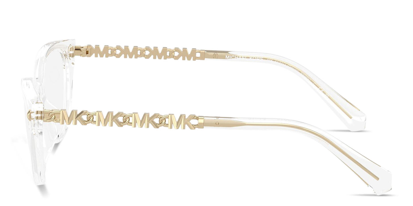 Shop Michael Kors Douro Valley Cat-Eye Eyeglasses in Crystal online.