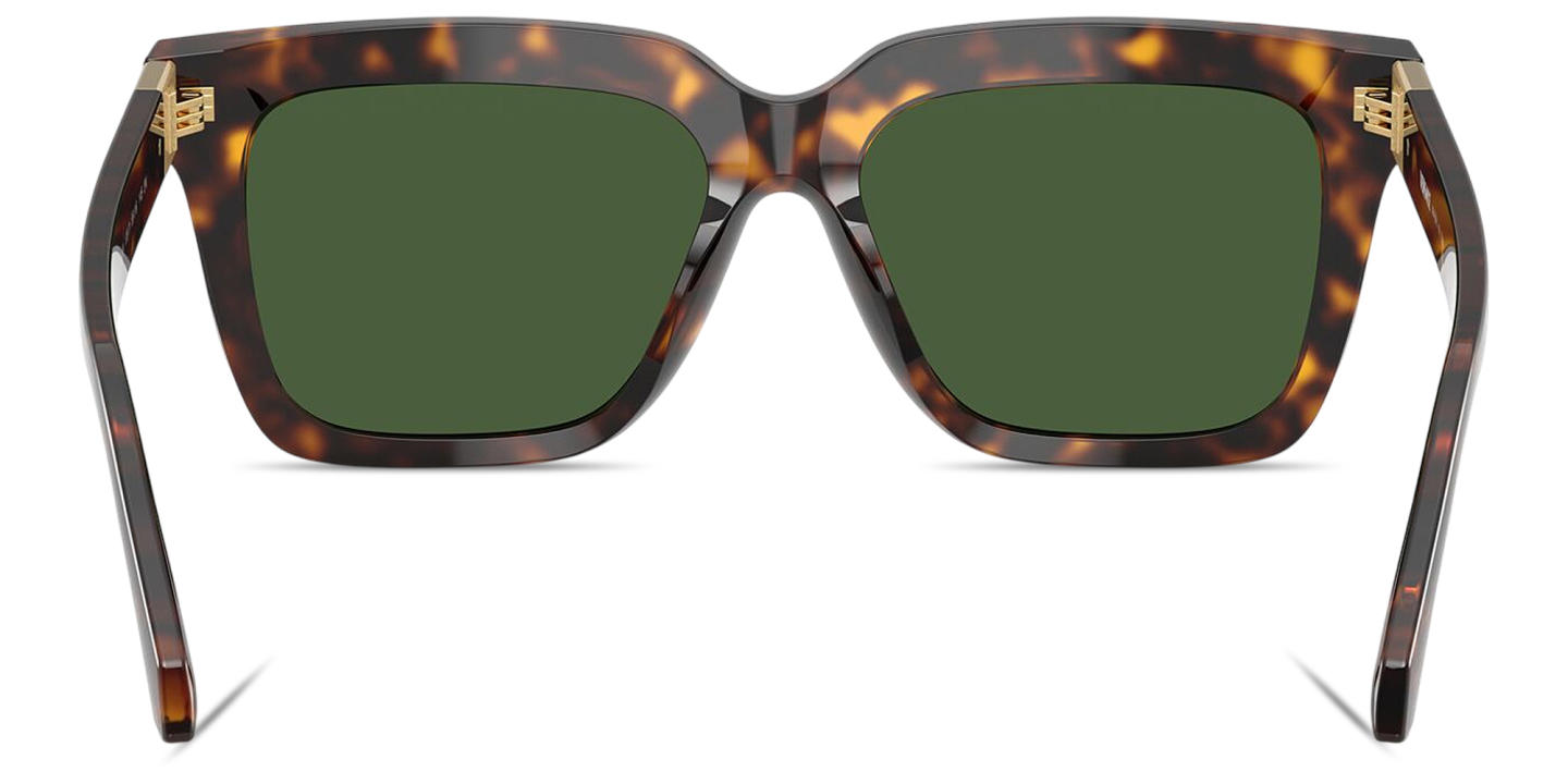 Shop VERSACE Medusa Square Sunglasses in Havana online.