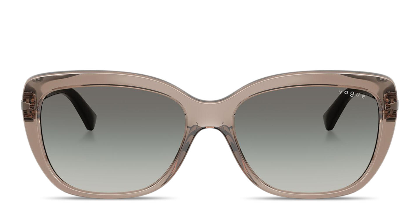 Vogue Eyewear Rhinestone Butterfly Sunglasses in Transparent Brown – Product Photo 0