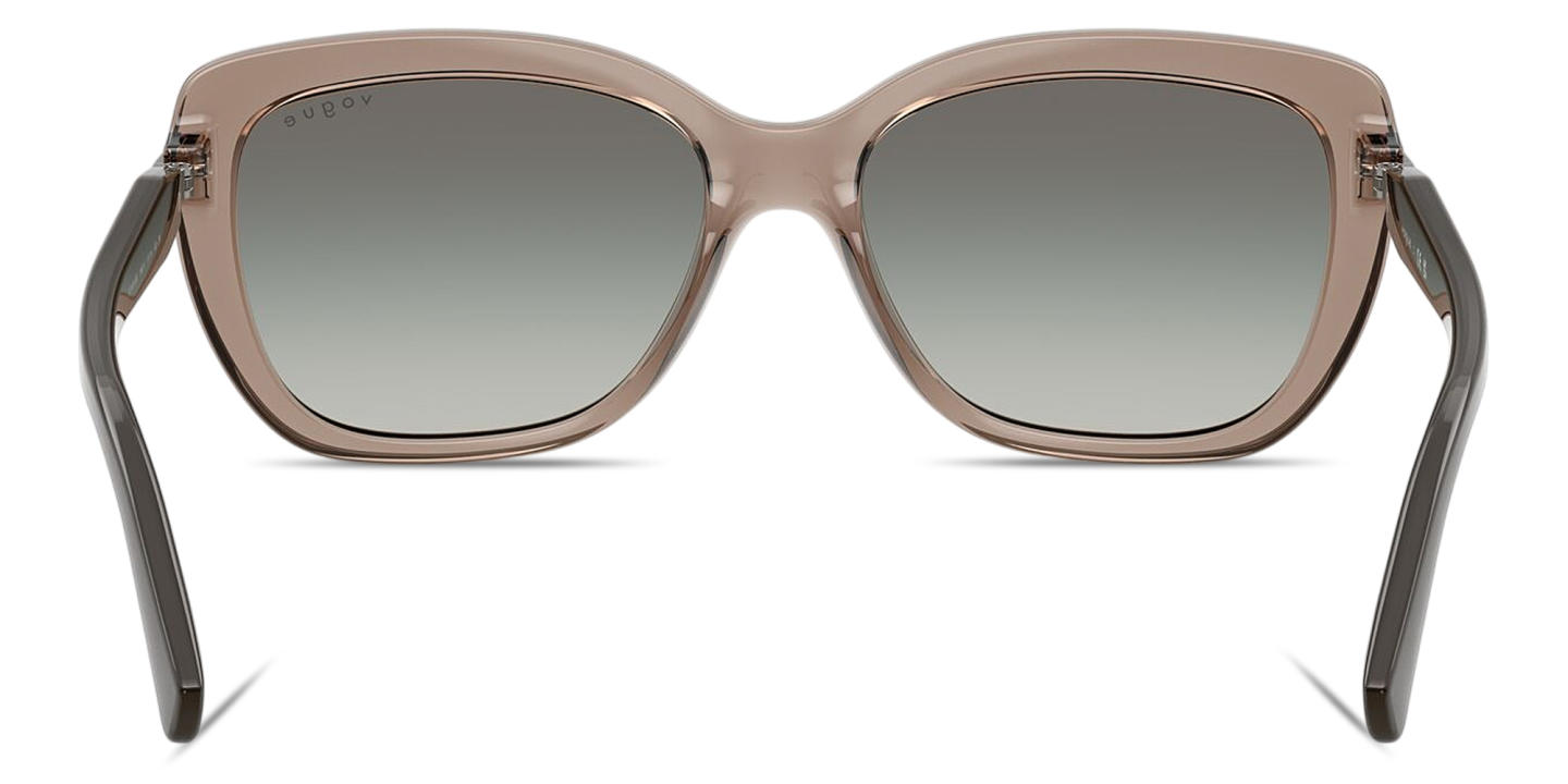 Vogue Eyewear Rhinestone Butterfly Sunglasses in Transparent Brown – Product Photo 3