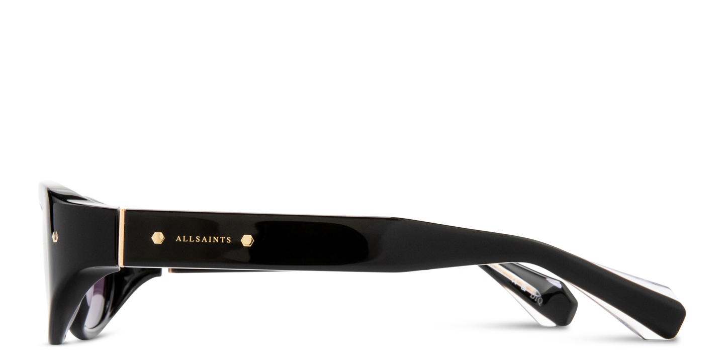 Shop ALL SAINTS Lola Oval Sunglasses in Black online.