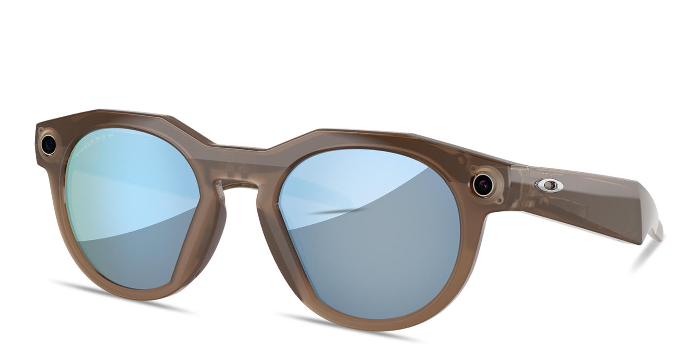 Oakley Meta HSTN Limited Edition Unisex Round Sunglasses in Brown Smoke – Product Photo 1