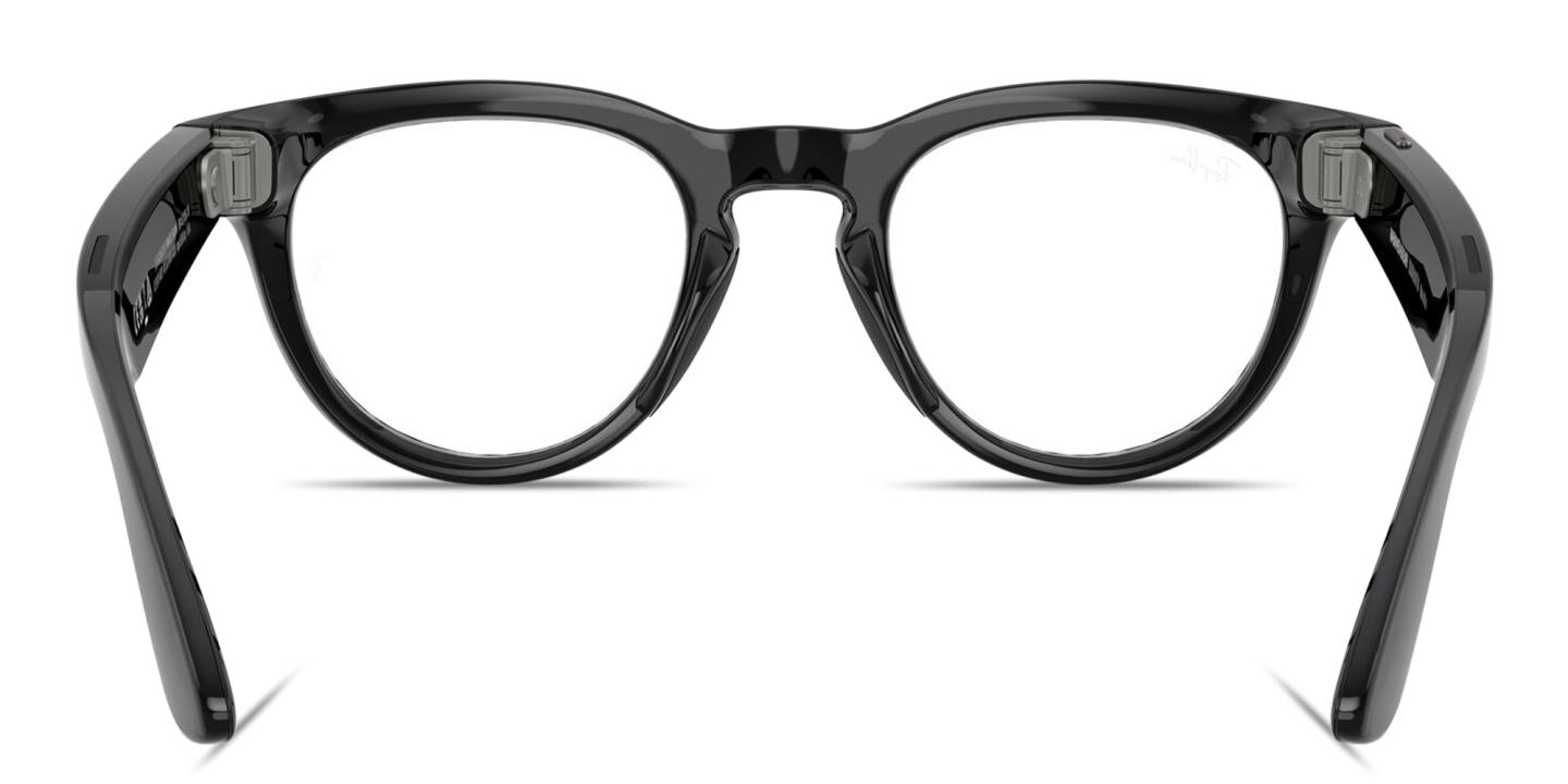 Ray-Ban Meta Headliner Transitions® Unisex Panthos Sunglasses in Shiny Black – Product Photo 5