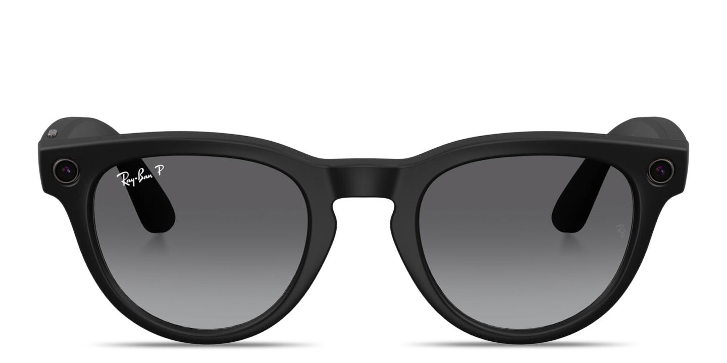 Ray-Ban Meta Headliner Unisex Panthos Sunglasses in Matte Black – Product Photo 0