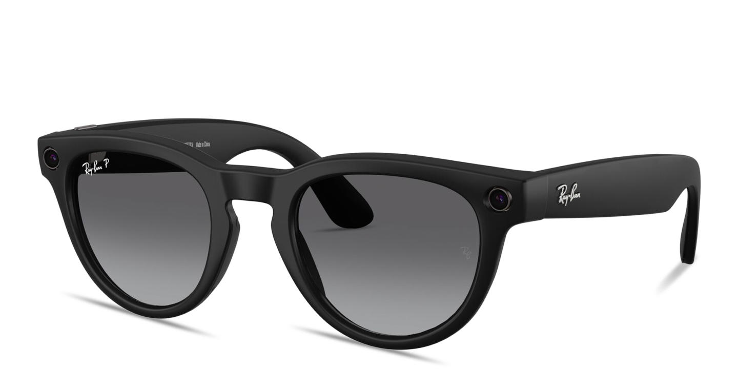 Ray-Ban Meta Headliner Unisex Panthos Sunglasses in Matte Black – Product Photo 1