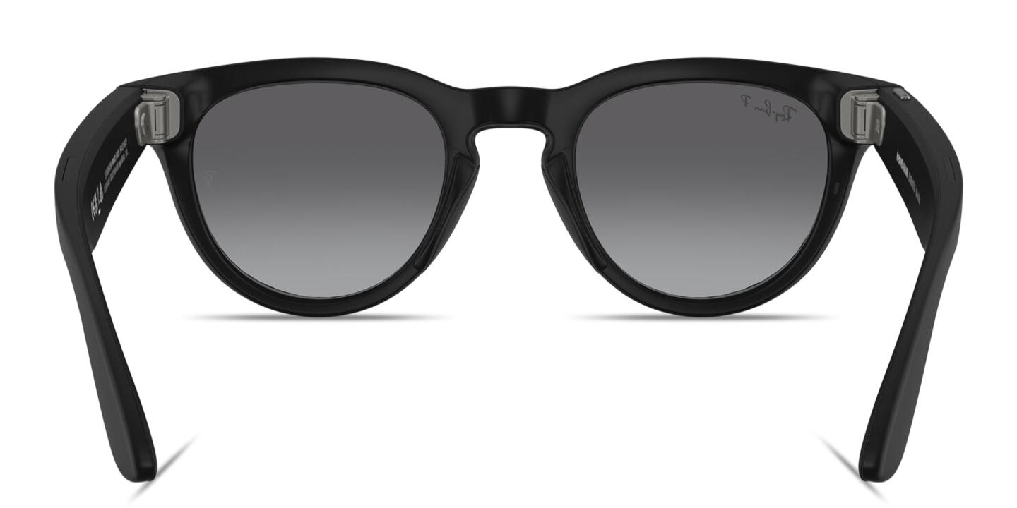 Ray-Ban Meta Headliner Unisex Panthos Sunglasses in Matte Black – Product Photo 3