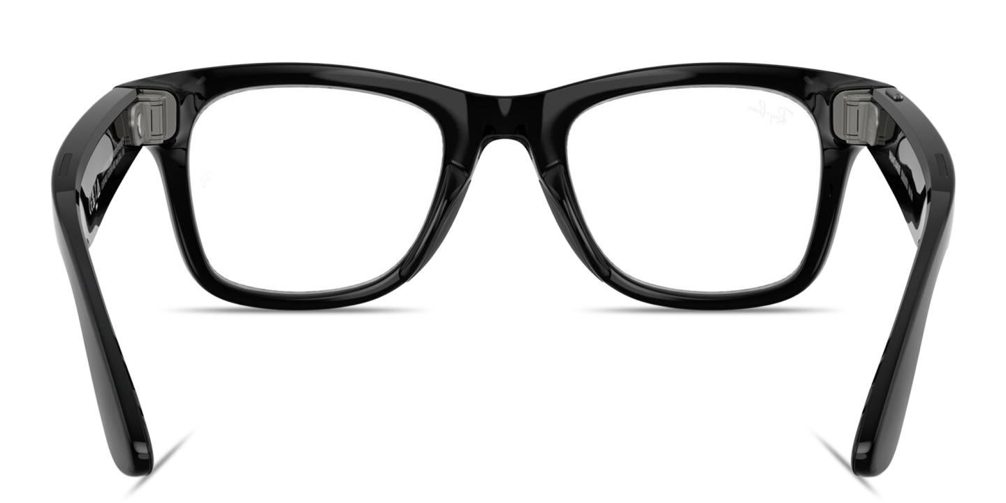 Ray-Ban Meta Wayfarer Transitions® Unisex Square Sunglasses in Shiny Black – Product Photo 5