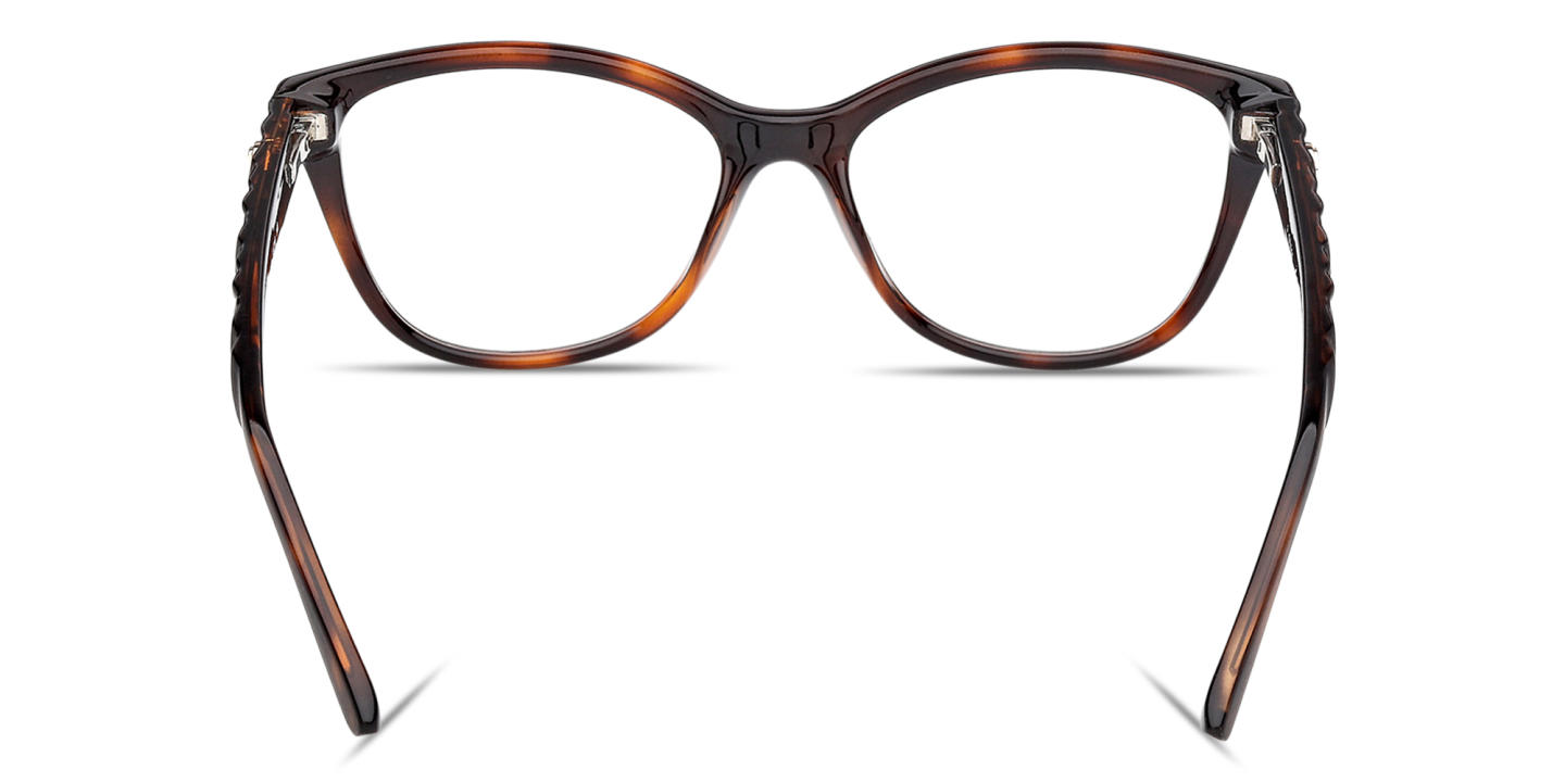 Shop Guess G Rectangle Eyeglasses in Havana online.