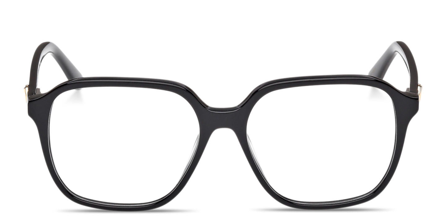 Shop Guess G Square Eyeglasses in Black online.