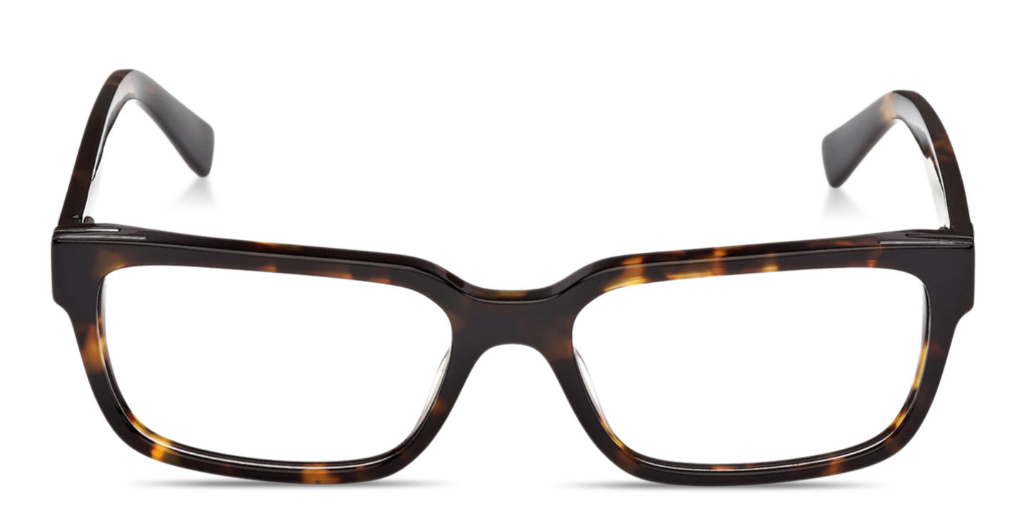Shop Guess G Rectangle Eyeglasses in Black online.