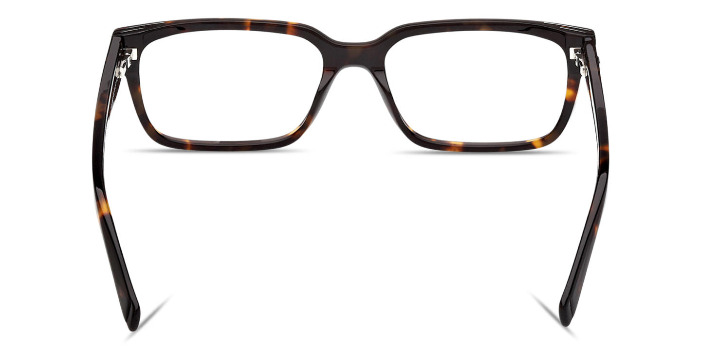 Shop Guess G Rectangle Eyeglasses in Black online.