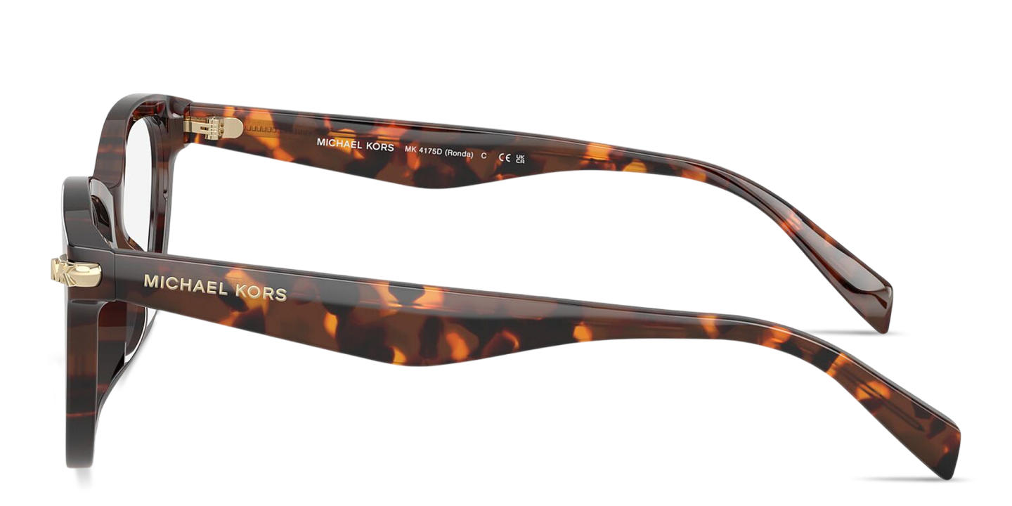 Michael Kors Ronda Square Eyeglasses in Tortoise – Product Photo 2